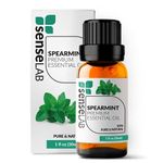 SenseLAB Spearmint Essential Oil - 100% Pure Extract Spearmint Oil Therapeutic Grade - for Diffuser and Humidifier - Outdoor Protection - Oral Care Oil (30 ml)