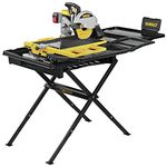 DEWALT Wet Tile Saw with Stand, High Capacity, 10-Inch (D36000S)