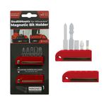 StealthMount Milwaukee M18 Magnetic Bit Holder - 2 Pack | Bit Holder for Milwaukee | Milwaukee Bit Holder for Drill | Milwaukee Impact Bit Holder | Milwaukee Bit Holder for Impact Driver | Made in UK