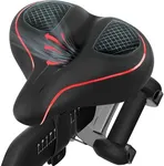 Oversized Bike Seat Compatible with Peloton Bike/Bike+, Extra Wide Comfort Bike Seat for Women & Men, Excercise Bike Seat Replacement for Road Bike, Spin Bike, and Cruiser, Large Bike Seat/Saddle