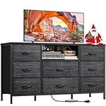 EnHomee Dresser TV Stand with Power