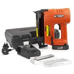 Tacwise 1506 Ranger EL-PRO, 18V Cordless 2-in-1 Staple/Nail Gun with 18V Battery, Charger & 2,000 Staples/Nails, Uses Type 91 Staples and Type 180 Nails , Orange