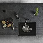 Rangemaster CGR595MB/ Grange 595455 1.0B Ceramic MATT Black INC.Waste Sink