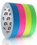 Bates- Colored Gaffers Tape, 4 Pack