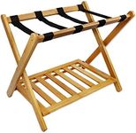 Woodluv Bamboo Folding Luggage Rack