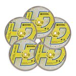 HIGHDRIL Diamond Saw Blade - 5pcs 250MM/10 Inch Diamond Tile Blade Disc Cutting Porcelain Tile Ceramic Granite Marble Dry or Wet Use Circular Saw Blade with Turbo X Mesh