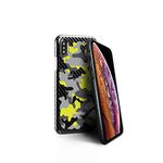 monCarbone Carbon Fiber - Camo Design 100% Ballistic Fiber Lightweight Ultra Thin Protective Case with Removable Lens Bumper for iPhone Xs 5.8'' - Combat Camo