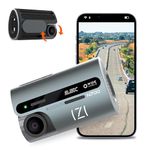 IZI N700 5 MP Car Dash Camera 2.5K, 170° FOV, Night Vision, WiFi Enabled, G-Sensor & Emergency Video Recording, 512GB SD Card Supported, 24/7 Parking Monitoring, Easy Installation Multiple Modes