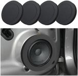 4PCS Speaker Foam Enhancer,6.5" Speaker Foam Rings for Enhancing Stereo Sound in Car Speakers,Universal Self-Adhesive Speaker Gasket Car Accessories for Car,Truck,SUV