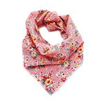 Pet Pooch Boutique Vintage Bandana for Dog, Small/Medium, Pink