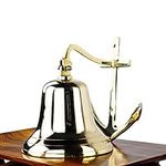 10" Brass Anchor Bell - Nautical Sh