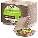 100% Compostable Clamshell Take Out