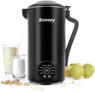 Nut Milk Maker, Automatic Nut Milk Maker Machine Almond Homemade Milk,Oat,Plant-Based Milk and Non-Dairy Beverages Almond Milk Maker,42oz Soy Milk Maker Delay Start/Self Clean/Boil Water/Keep Warm