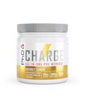 PhD Charge, All in One Pre Workout Powder with Creatine for Women and Men, Rich in Beta Alanine, High Caffeine for pre-Workout, Sherbert Lemon Flavour, 20 Servings Per 300g Bottle