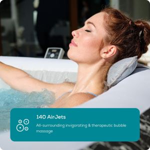 Lay-Z-Spa Florence AirJet Hot Tub – 4-6 Person Inflatable Spa