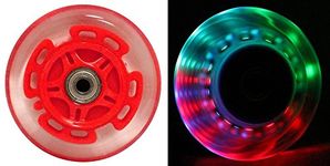 TGM Skateboards Led Scooter Wheels Abec9 Bearings For Razor Scooters 100Mm Light Up Red 2-Pack