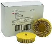 3M 07527 Roloc Bristle Disc 3" 80 Grade-Yellow - Box of 10