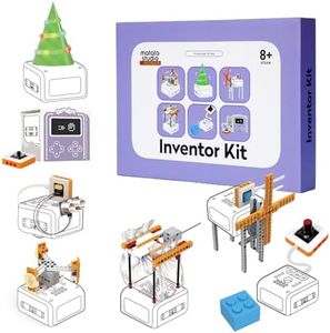 Matatastudio Inventor Kit for VinciBot Coding Robot, Electronic STEM Kit with programmable Module to Learn Programmable Electronic Projects for School Classroom Kids Ages 8+