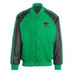 adidas Originals Men's SST Bomber Jacket, Green/Black, Medium