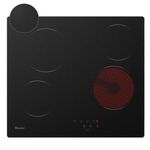 GIONIEN Ceramic Hob 60cm,Built in Electric Cooktop 4 Burners, Black Frosted Ceramic Glass,Auto Shut-off,Safe Lock,Touch Controls