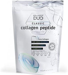 Kollagen Duo Premium Halal Collagen Protein Powder - Un-flavored Type I & III with 18 Amino Acids, Glycine Boost, for Skin Hair Nails - Collagen Supplements for Women