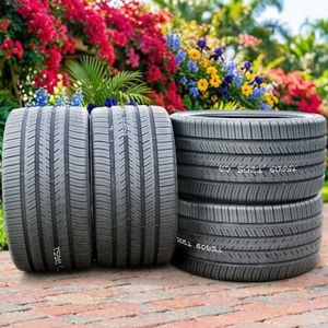 Set of 4 (FOUR) Atlas Force UHP All-Season Truck/SUV High Performance Radial Tires-275/55R19 275/55/19 275/55-19 111W Load Range SL 4-Ply BSW Black Side Wall UTQG 520AAA