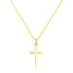 Philip Jones Gold Plated Cross Necklace