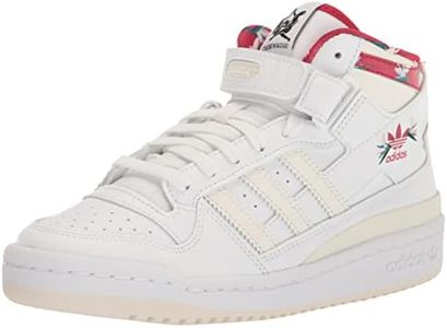 adidas Originals Womens Forum Mid White/Power Red 9, 9