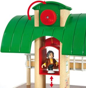 BRIO World Railway Travel Switching Set for Kids – Wooden Train Toy