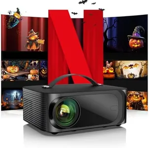 [Netflix-Licensed/Dolby Audio]Outdoor-Projector 4K with Wifi 6 and Bluetooth,ONOAYO 800ANSI Native 1080P Portable Projector,Built-in Netflix/YouTube/PrimeVideo, Electric Focus Keystone Smart Projector