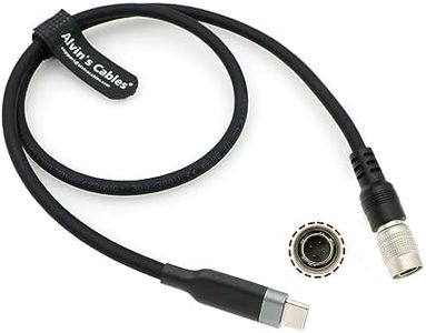 Alvin's Cables PD USB C Type-C to Hirose 4 Pin Male Power Cable for Zoom F4 F8 F8N Audio Recorder, Sound Devices 688 644 633 60CM|23.6 inches