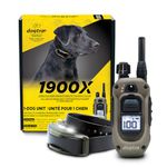 Dogtra 1900X E-Collar - 1.2KM Range, Dogs 20KG+, IPX9K Waterproof, 100 Stimulation Levels, Vibration, Tone, Rechargeable - Ideal for Dog Owners and Professional Trainers