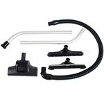 Cen-Tec Systems 94467 Universal Attachment Kit Vacuums with 2-Piece S Wand, Backpack Hose, and Air Turbine Nozzle, Black