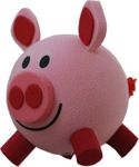 Cute Pink Piggy Pig Car Aerial Ball