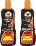 Australian Gold Dark Tanning Accelerator lotion 250ml X 2 BOTTLES