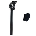 SR Suntour SP12 NCX 30.9X400mm Suspension Seat Post with Protective Cover,Black, VK2724