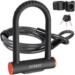 INTEKIN Bike U Lock Heavy Duty Lock