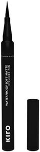 Kiro Waterproof Eyeliner Pen | Intense Black Eyeliner | Matte Eyeliner | Lasts Long up to 24 hours | Tear, Sweat & Smudge Proof | 100% Vegan | 1.1 ml | No Parabens, No Toxins