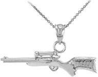 Fine 925 Sterling Silver Sniper Rif