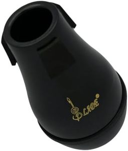 Toyvian Trombone Mute Baritone Practice Tenor Trombone Silencer Trumpet Plunger Mute Trumpet Cup Mute French Horn Trombone Instrument Trumpet Stand Silencer for Trombone Harmon Bass Abs