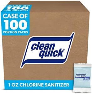 Clean Quick Powdered Chlorine-Based Sanitizer, 1oz Packet, 100/carton