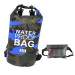 Idefair Waterproof Dry Bag, Floating Dry Backpack Beach Bag Lightweight Dry Sack for The Beach, Boating, Fishing, Kayaking, Swimming, Rafting,Camping 5L 10L 15L 20L 30L