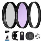 52mm UltraPro Professional Filter Bundle for Lenses with a 52mm Filter Size - Includes Filters, Remote, Lens Hood & More