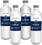 GLACIER FRESH LT1000PC Replacement Water Filter, Compatible with LT1000PC/PCS, LT1000PC, LT-1000PC, MDJ64844601, ADQ747935 ADQ74793504 Water Filter 4 Pack