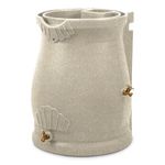 Good Ideas RWURN50-SAN Rain Wizard Rain Barrel Urn, 50 Gallon, Sandstone