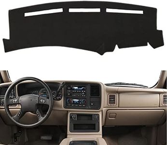 BLIBLIUNIT Dashboard Cover for Chevrolet Silverado 1500 2500 3500 1999-2006 Avalanche Chevy Tahoe Suburban GMC Sierra Yukon Dash Cover Mat(Premium Carpet, Black)