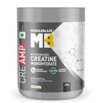 MuscleBlaze Creatine Monohydrate CreAMP™ (Unflavoured, 80 Servings, 250g / 0.55lbs) | Trustified Certified Creatine