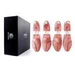 Esvioniq Cedar Shoe Tree with Twin Tubes Shoe Trees Sizes 3-14 Red Cedar Wooden Shoe Trees For Men And Women (2-Pack, UK 11-12)