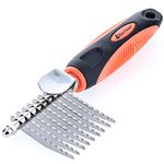 Raw Paws Dematting Comb, 1 ct - Dematting Comb for Cats with Long Blades & Safety Edges - Dematting Tool for Dogs - Dematting Comb for Dogs - Cat & Dog Dematting Tool for Mats, Tangles & Knots