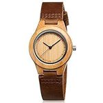 CUCOL Womens Wooden Bamboo Watches 